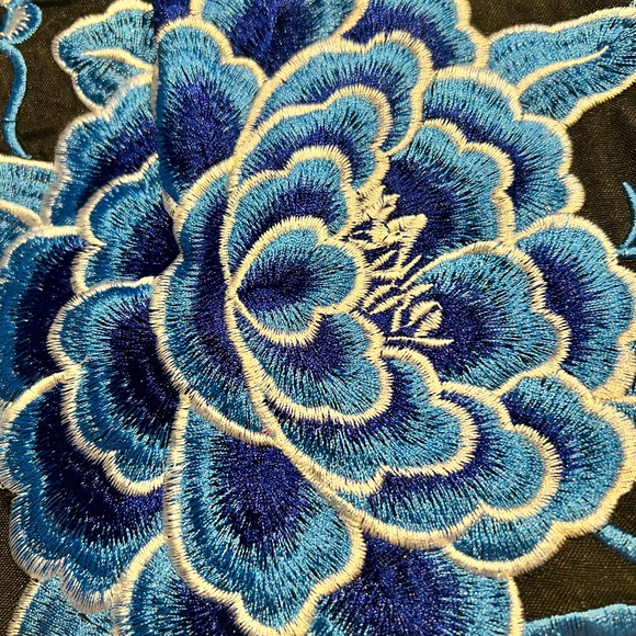 Handcrafted Embroidered Floral Clutch